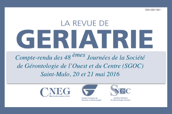 La Revue de Gériatrie